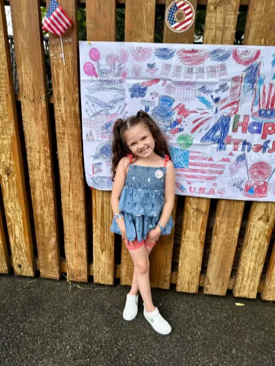 Child at Little Heaven Daycare